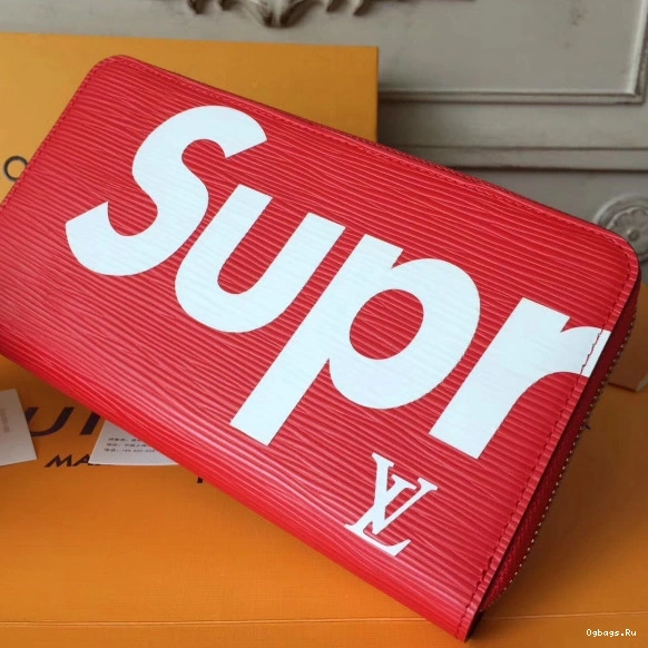 wallet Vuitton supreme Zip Louis 0423